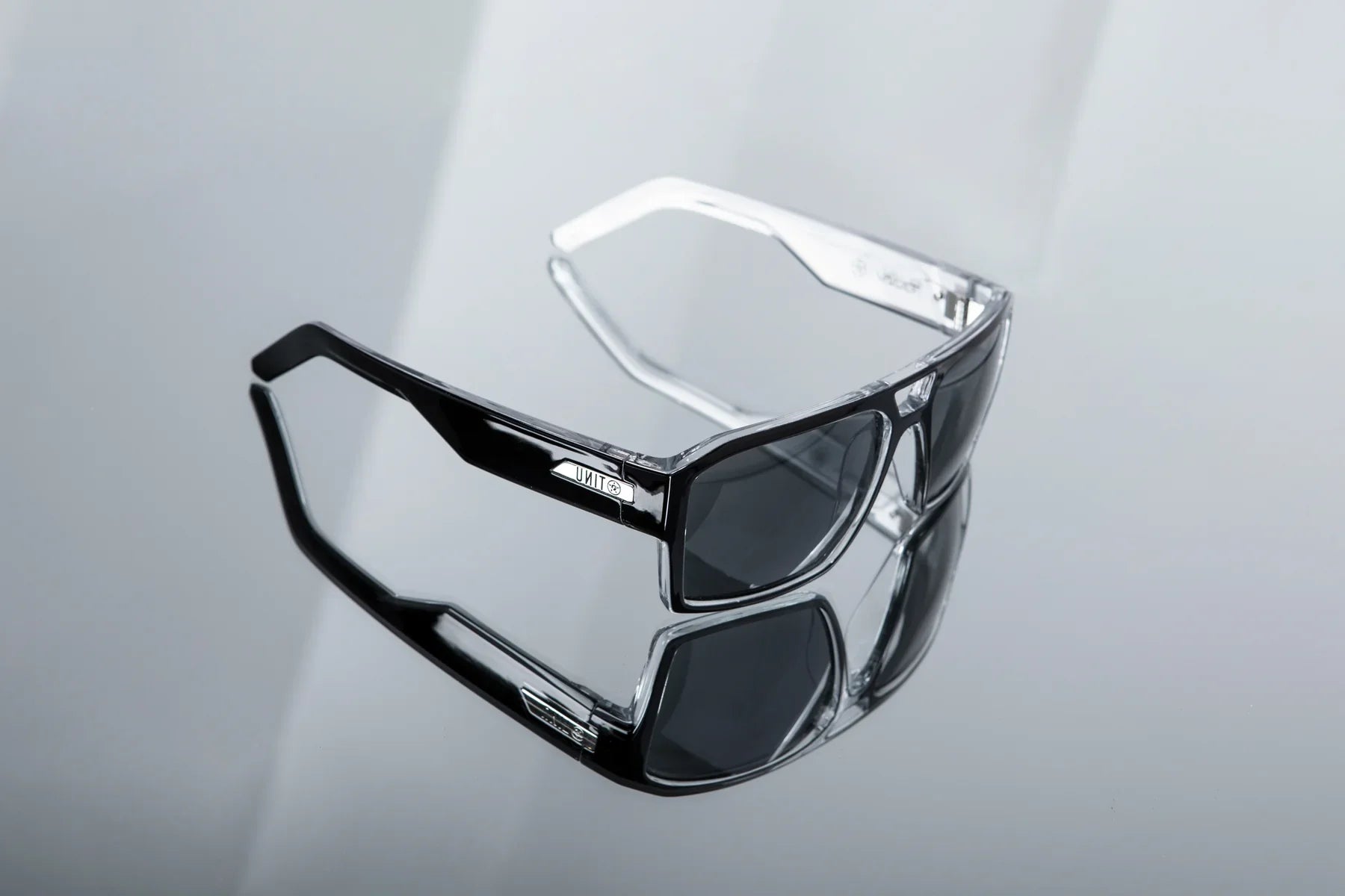 Unit Command Polarised Sunglasses - Black-Silver