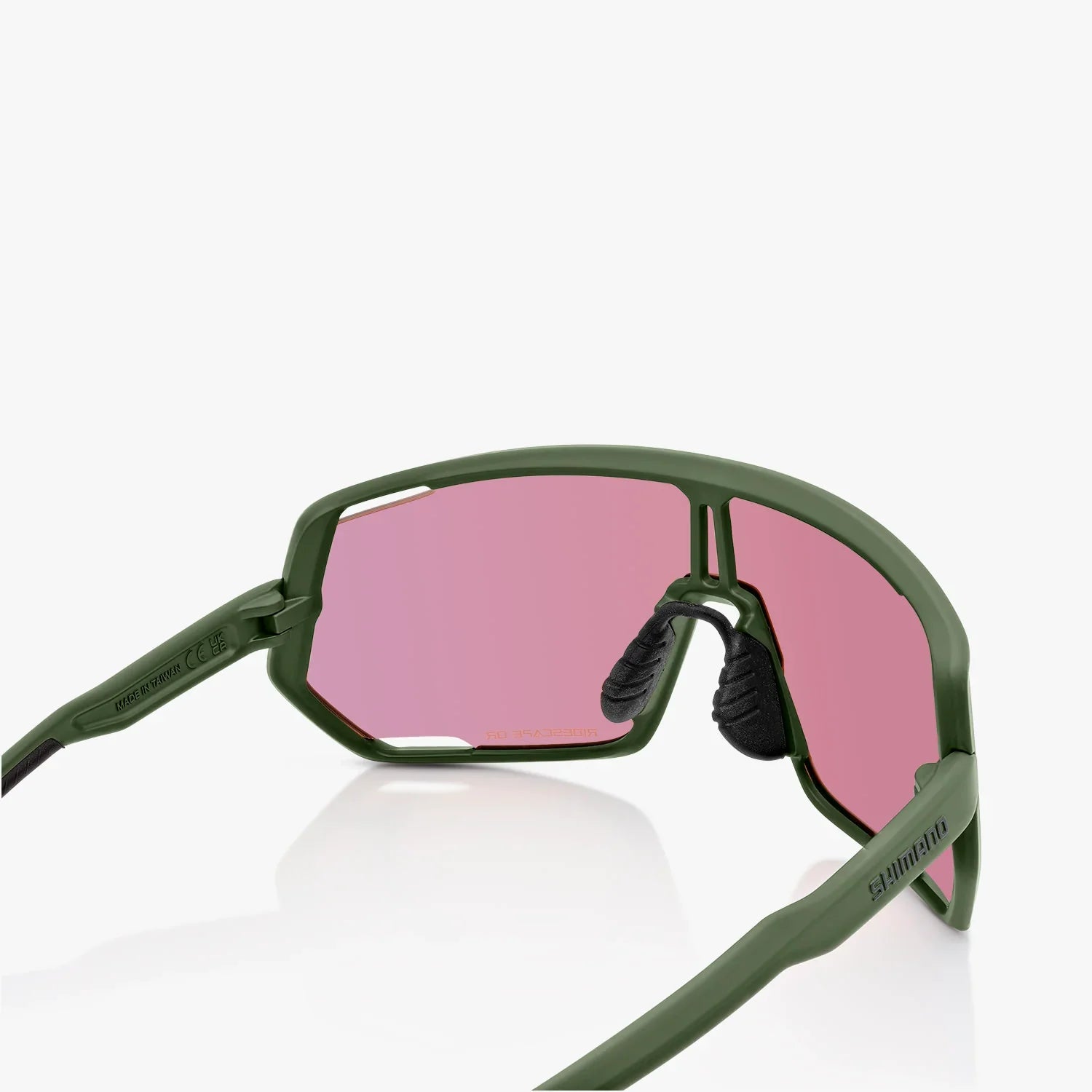 Shimano Technium 2 Sunglasses - Dark Olive - Ridescape Off-Road Lens